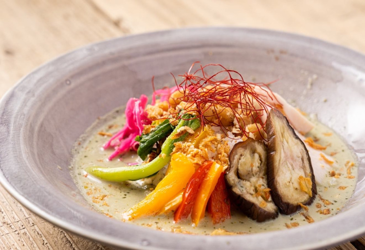 ▼柚子胡椒のグリーンカレー